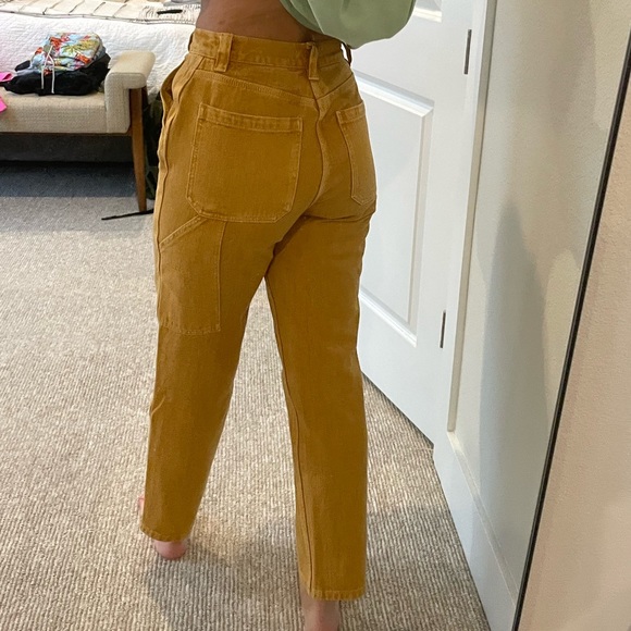 High Rise Yellow Denim - Picture 8 of 9